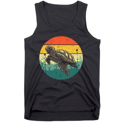 Cool Sea Turtle For Tortoise Sea Animal Zookeeper Tank Top