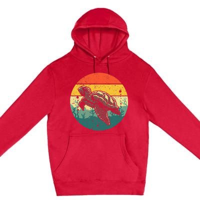 Cool Sea Turtle For Tortoise Sea Animal Zookeeper Premium Pullover Hoodie