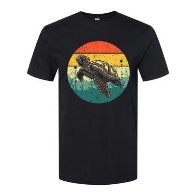 Cool Sea Turtle For Tortoise Sea Animal Zookeeper Softstyle CVC T-Shirt