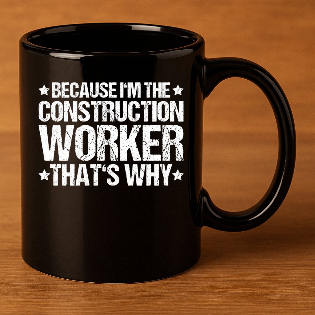 Construction Site Thats Why Construction Worker Funny Gift 11oz C Handle Ceramic Mug