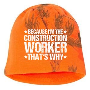 Construction Site Thats Why Construction Worker Funny Gift Kati - Camo Knit Beanie