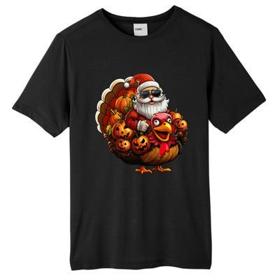 Christmas Santa Thanksgiving Turkey Halloween Pumpkin Tall Fusion ChromaSoft Performance T-Shirt