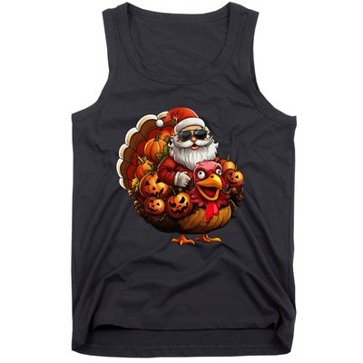 Christmas Santa Thanksgiving Turkey Halloween Pumpkin Tank Top