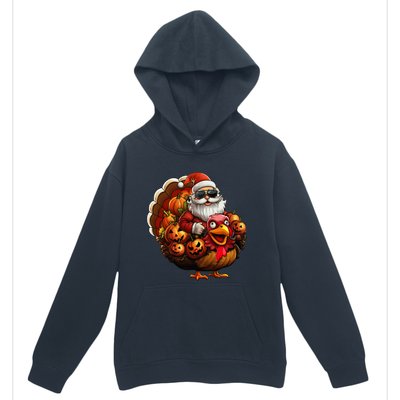 Christmas Santa Thanksgiving Turkey Halloween Pumpkin Urban Pullover Hoodie