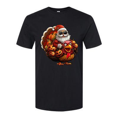 Christmas Santa Thanksgiving Turkey Halloween Pumpkin Softstyle® CVC T-Shirt