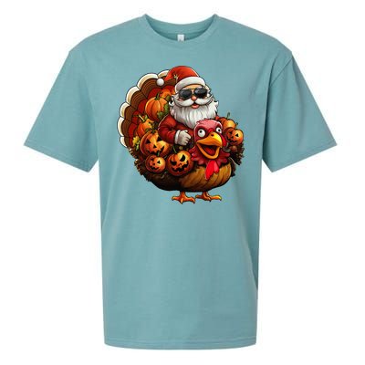 Christmas Santa Thanksgiving Turkey Halloween Pumpkin Sueded Cloud Jersey T-Shirt