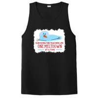 Christmas Surviving Teacher Life Meltdown Xmas PosiCharge Competitor Tank