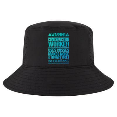 Construction Site Throws Tools Construction Worker Gift Cool Comfort Performance Bucket Hat