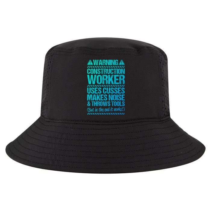 Construction Site Throws Tools Construction Worker Gift Cool Comfort Performance Bucket Hat