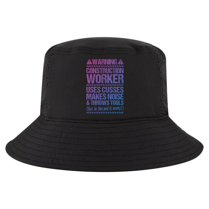 Construction Site Throws Tools Construction Worker Gift Cool Comfort Performance Bucket Hat