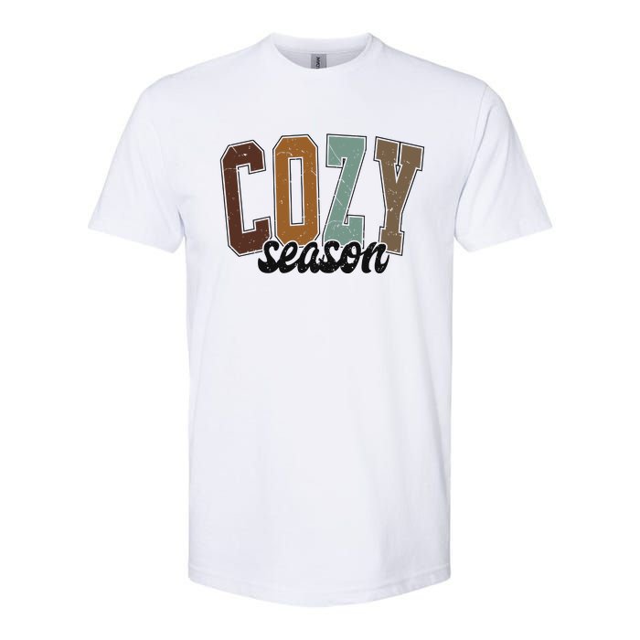 Cozy Season Thanksgiving Halloween Gift Idea Softstyle CVC T-Shirt