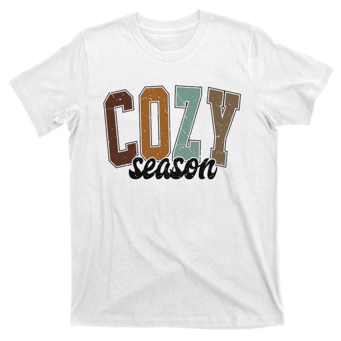 Cozy Season Thanksgiving Halloween Gift Idea T-Shirt