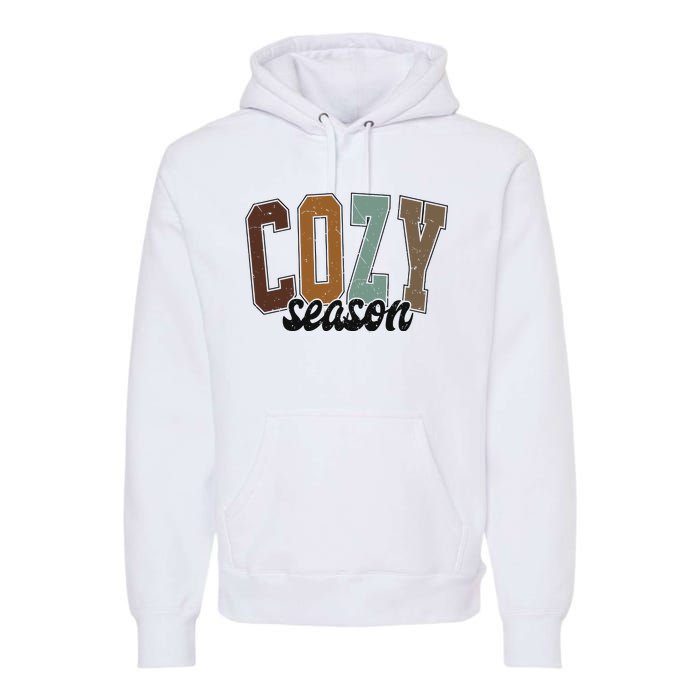 Cozy Season Thanksgiving Halloween Gift Idea Premium Hoodie