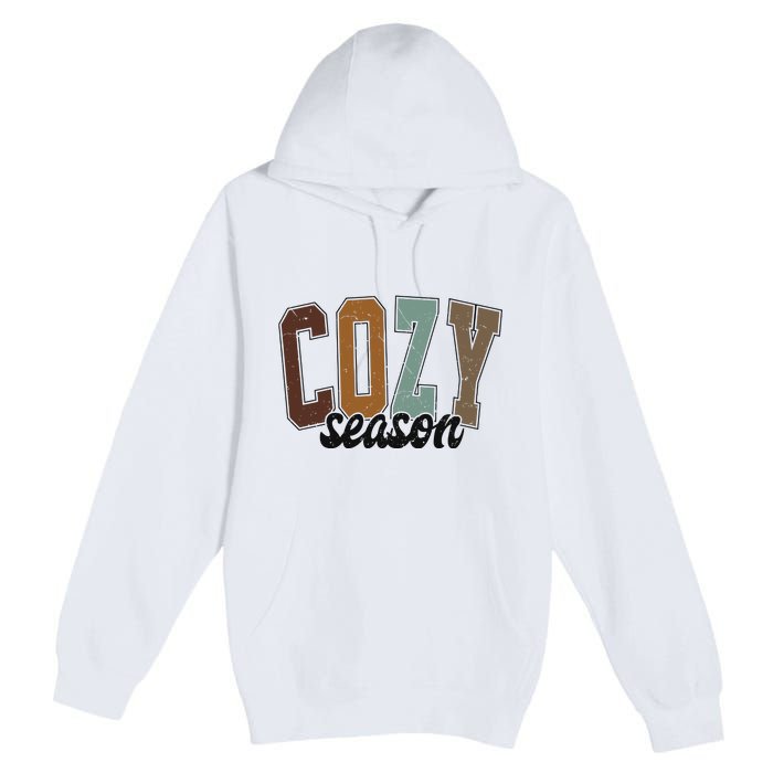 Cozy Season Thanksgiving Halloween Gift Idea Premium Pullover Hoodie