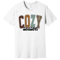 Cozy Season Thanksgiving Halloween Gift Idea Premium T-Shirt