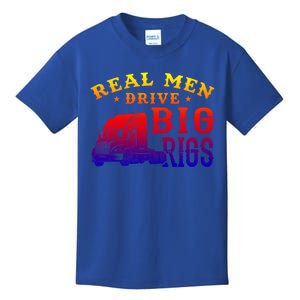 Cool Semi Truck Driver Rig Design Gift For Truckers Gift Kids T-Shirt