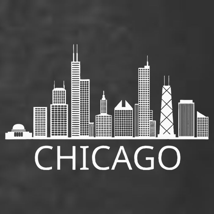 Chicago Skyline Throwback Design Classic T-Shirt