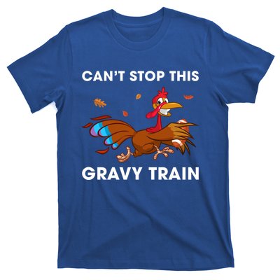 CanT Stop This Gravy Train Funny Turkey Bowl Football Gift T-Shirt