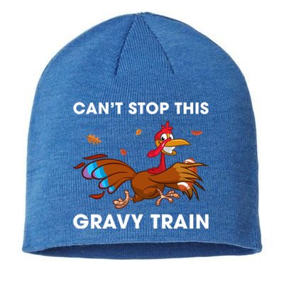 CanT Stop This Gravy Train Funny Turkey Bowl Football Gift Sustainable Beanie