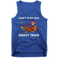 CanT Stop This Gravy Train Funny Turkey Bowl Football Gift Tank Top