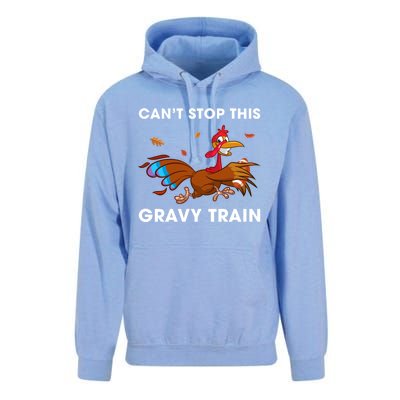 CanT Stop This Gravy Train Funny Turkey Bowl Football Gift Unisex Surf Hoodie