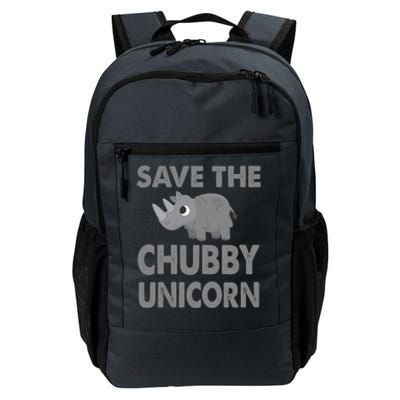 Cute Save The Chubby Unicorn Funny Gift Daily Commute Backpack