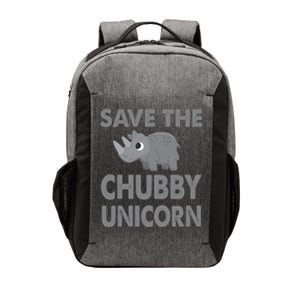 Cute Save The Chubby Unicorn Funny Gift Vector Backpack