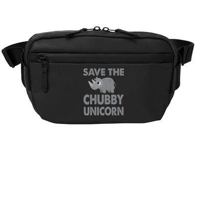 Cute Save The Chubby Unicorn Funny Gift Crossbody Pack