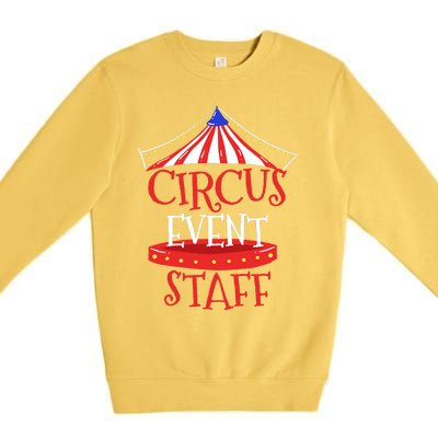 Circus Staff Themed Birthday Gifts Premium Crewneck Sweatshirt