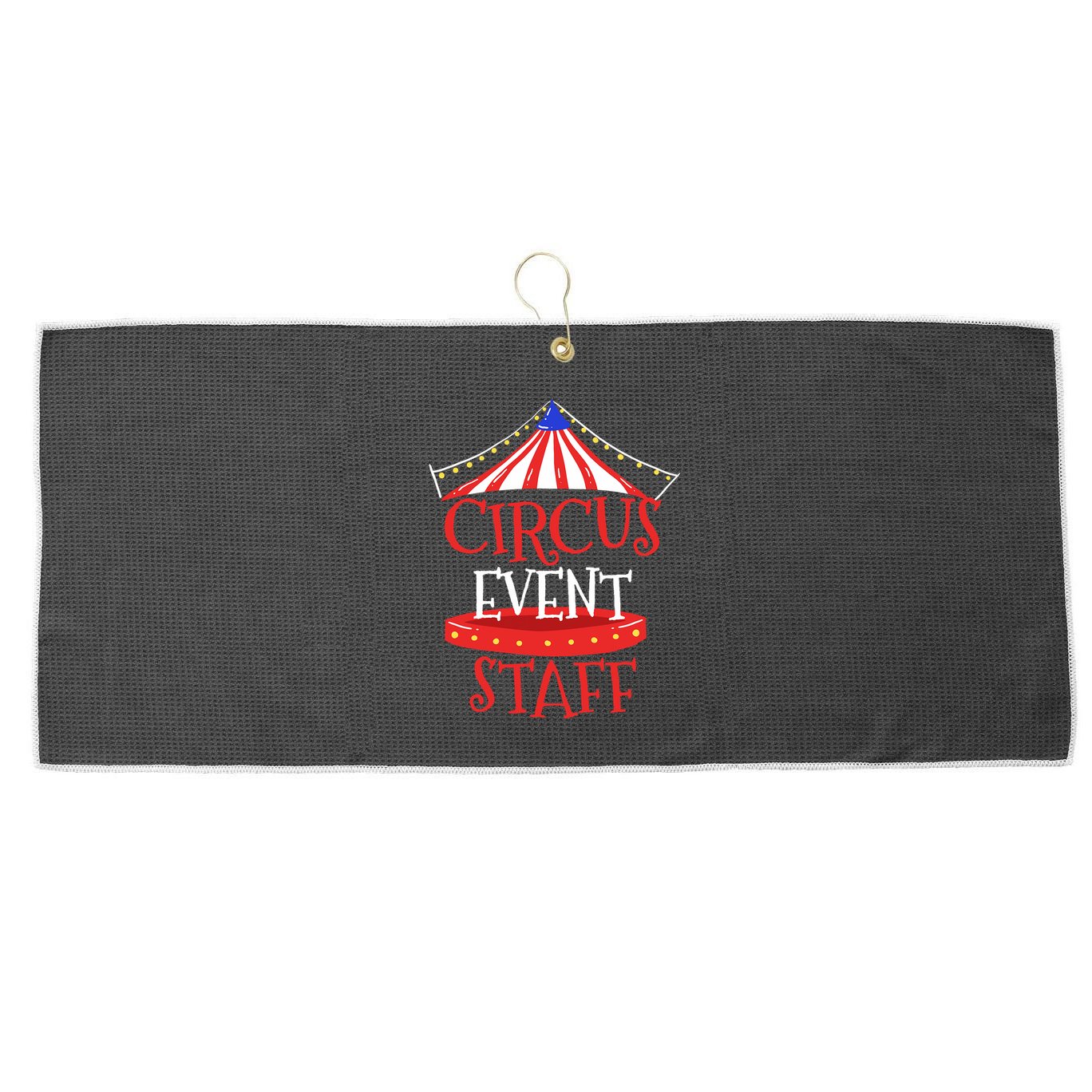Circus Staff Themed Birthday Gifts Large Microfiber Waffle Golf Towel