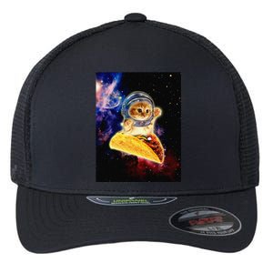 Crazy Space Taco Cat Funny V2 Flexfit Unipanel Trucker Cap