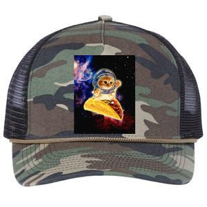 Crazy Space Taco Cat Funny V2 Retro Rope Trucker Hat Cap