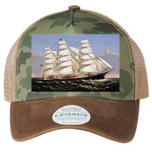 Clipper Ship Three Brothers Legacy Tie Dye Trucker Hat