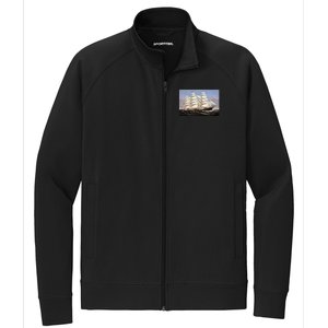 Clipper Ship Three Brothers Stretch Full-Zip Cadet Jacket