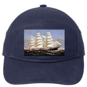 Clipper Ship Three Brothers 7-Panel Snapback Hat