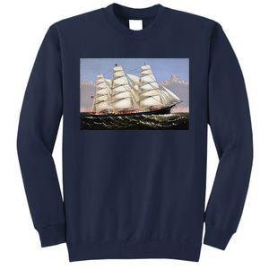 Clipper Ship Three Brothers Tall Sweatshirt