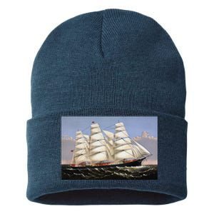 Clipper Ship Three Brothers Sustainable Knit Beanie