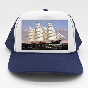 Clipper Ship Three Brothers Trucker Hat