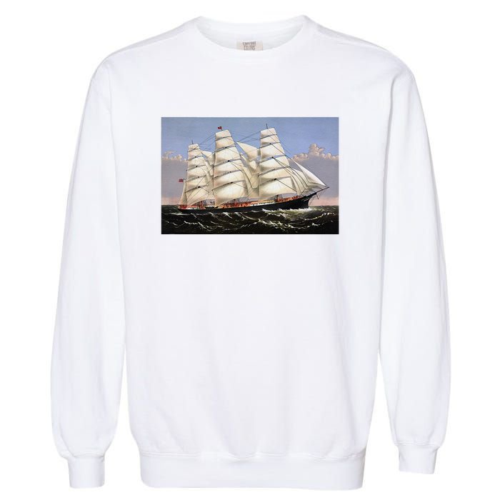 Clipper Ship Three Brothers Garment-Dyed Sweatshirt