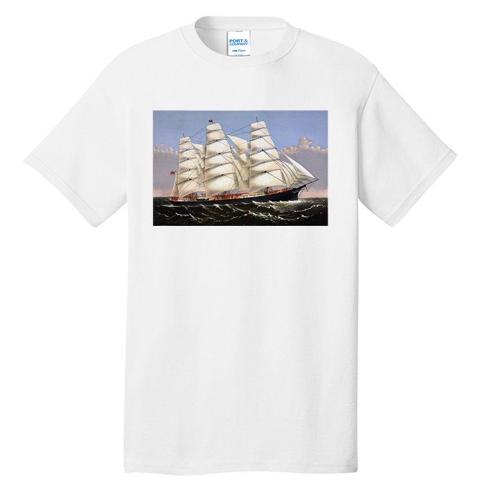 Clipper Ship Three Brothers Tall T-Shirt