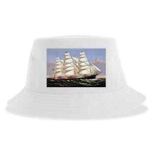 Clipper Ship Three Brothers Sustainable Bucket Hat