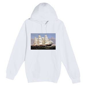 Clipper Ship Three Brothers Premium Pullover Hoodie