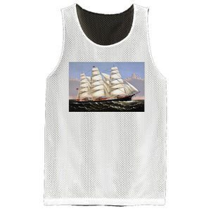 Clipper Ship Three Brothers Mesh Reversible Basketball Jersey Tank