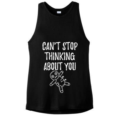 Cant Stop Thinking About You Ladies PosiCharge Tri-Blend Wicking Tank