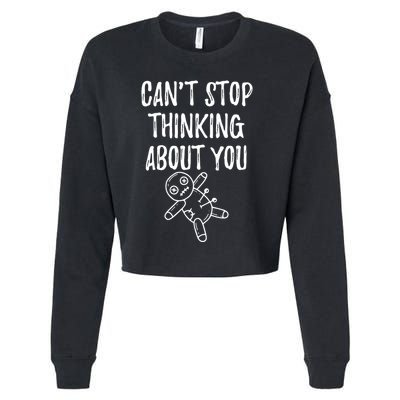 Cant Stop Thinking About You Cropped Pullover Crew