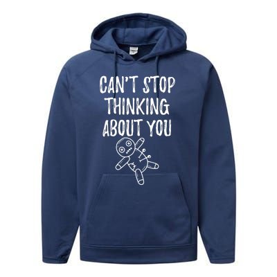 Cant Stop Thinking About You Performance Fleece Hoodie