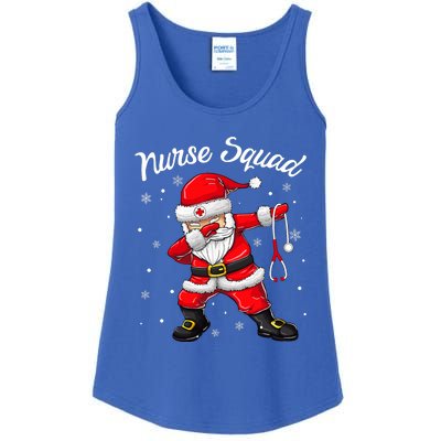 Christmas Scrub Tops Women Dabbing Santa Scrubs Nurse Squad Ladies Essential Tank