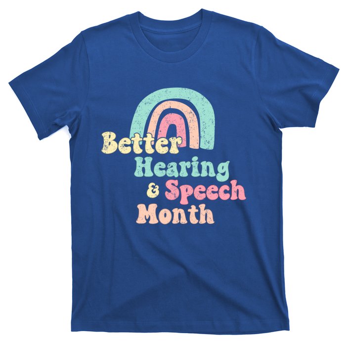 Cute Speech Therapist Gift Slp May Is Hearing And Speech Month Gift T-Shirt