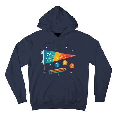 Cute State Testing Day Motivational Teacher You Got This Hoodie