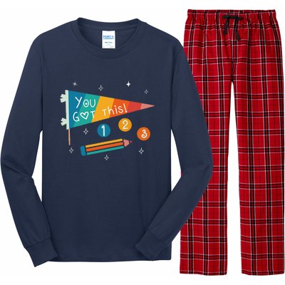 Cute State Testing Day Motivational Teacher You Got This Long Sleeve Pajama Set